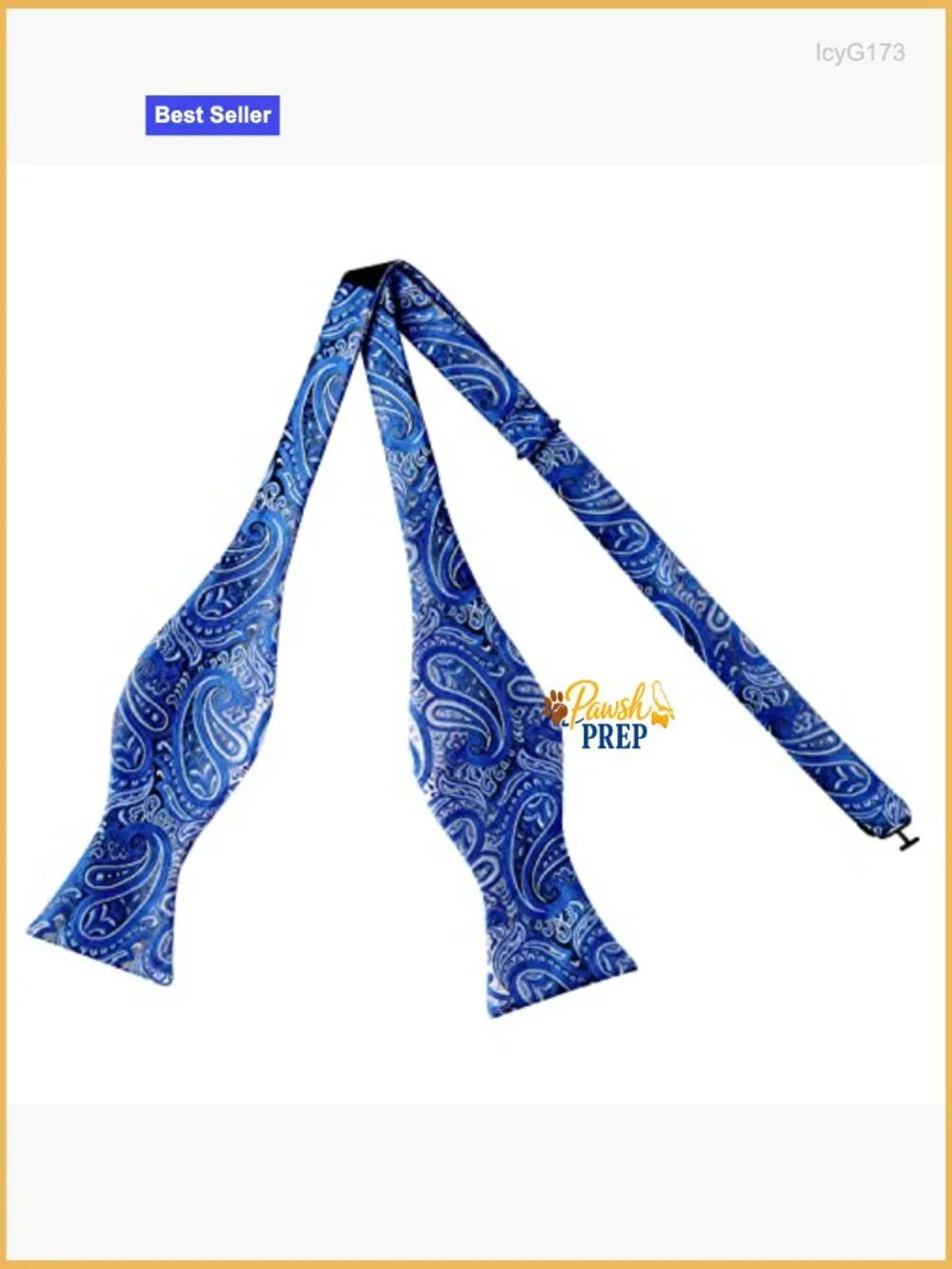 Silk Polyester Bow Tie Pocket Square Set Adjustable 14.5-20